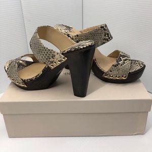 Jimmy Choo Snake Print Sandals